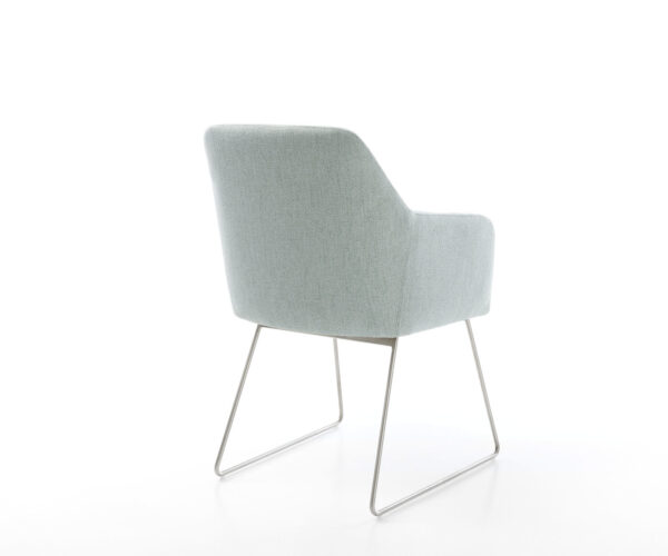 Jedálenská stolička Greg-Flex mint base tenká nerezová oceľ - Image 5