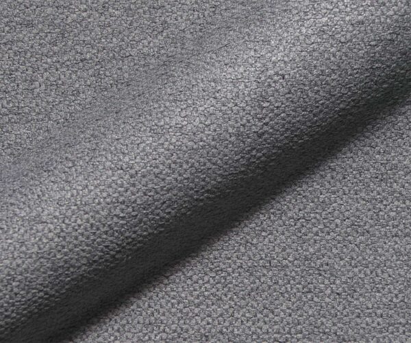 Jedálenská stolička Greg-Flex texturovaná látka svetlosivá jedálenská stolička plochá čierna vrecková pružina - Image 3