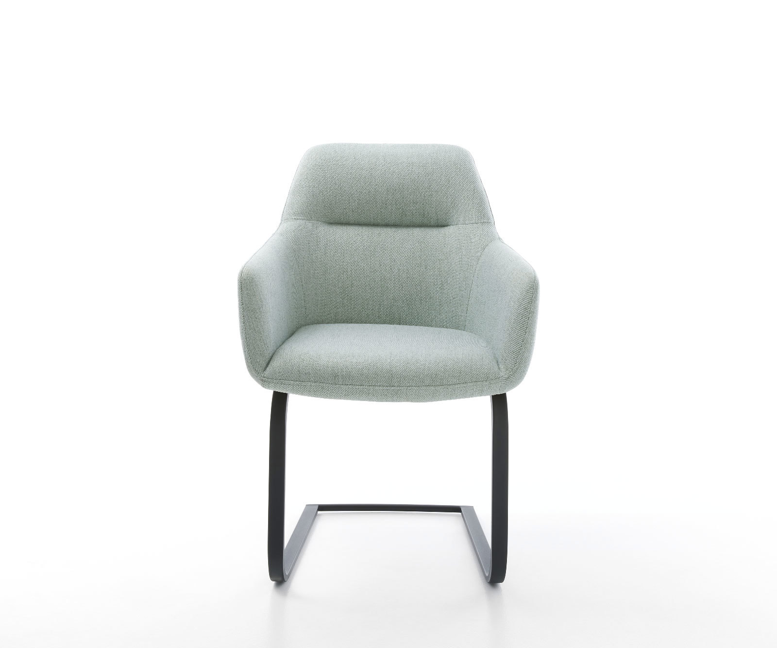 Jedálenská stolička Pejo-Flex pruhy mentolová jedálenská stolička plochá čierna vrecková pružina - Image 2