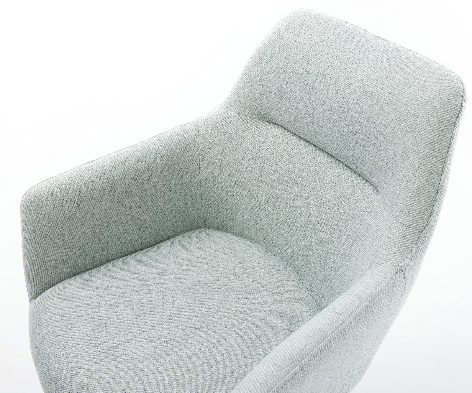 Jedálenská stolička Pejo-Flex pruhy mentolová jedálenská stolička plochá čierna vrecková pružina - Image 4