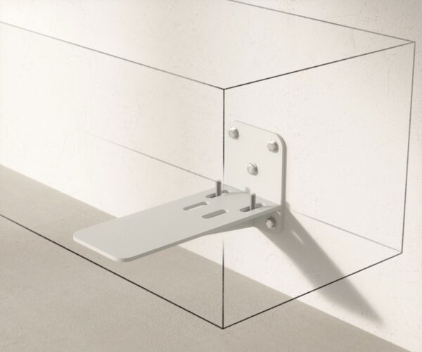 TV stolík Nový 145 cm prírodná akácia 3 dvierka na zavesenie - Image 7