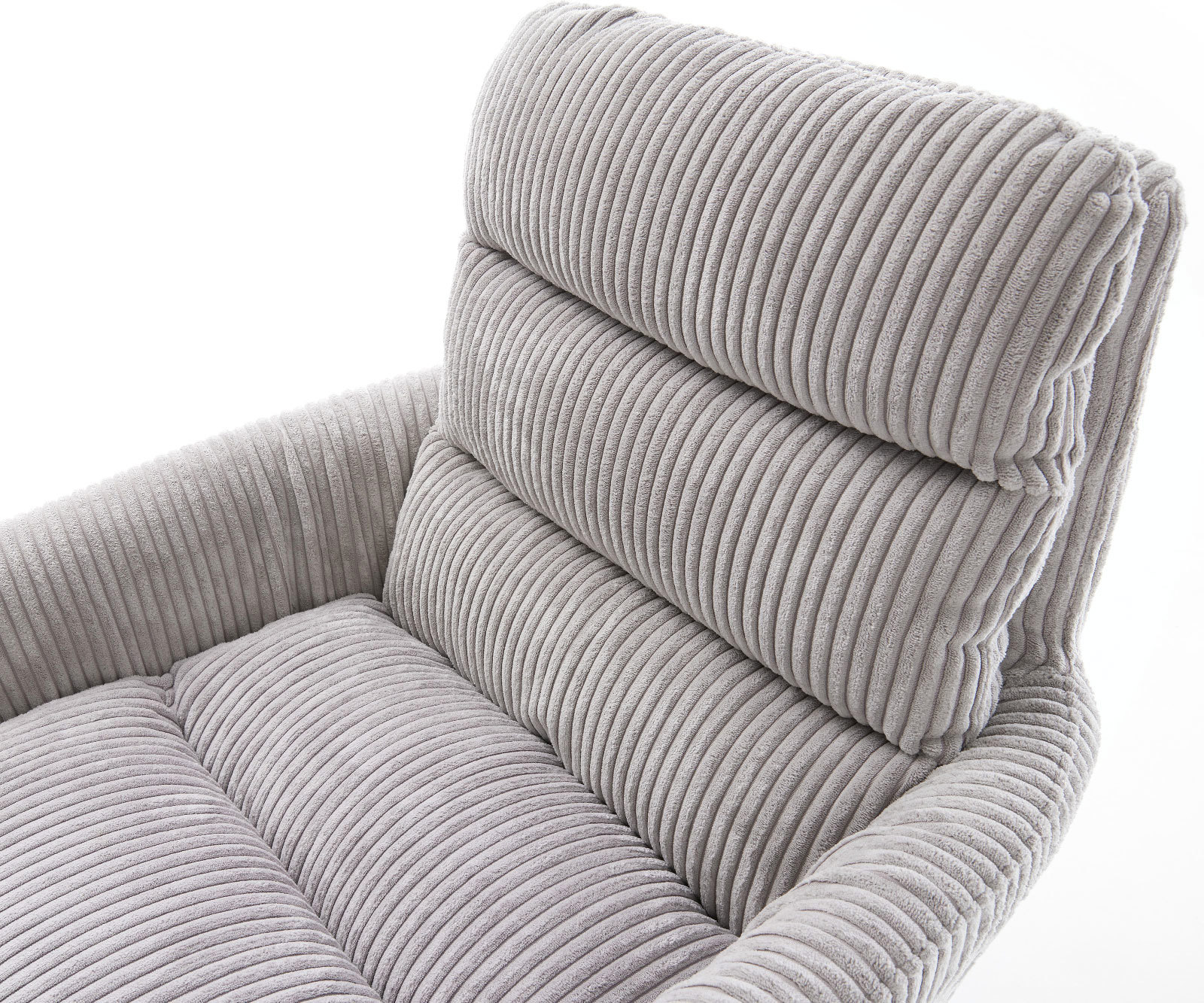 Jedálenská stolička Abelia-Flex s opierkami manšester striebornošedá jedálenská stolička okrúhla čierna - Image 4