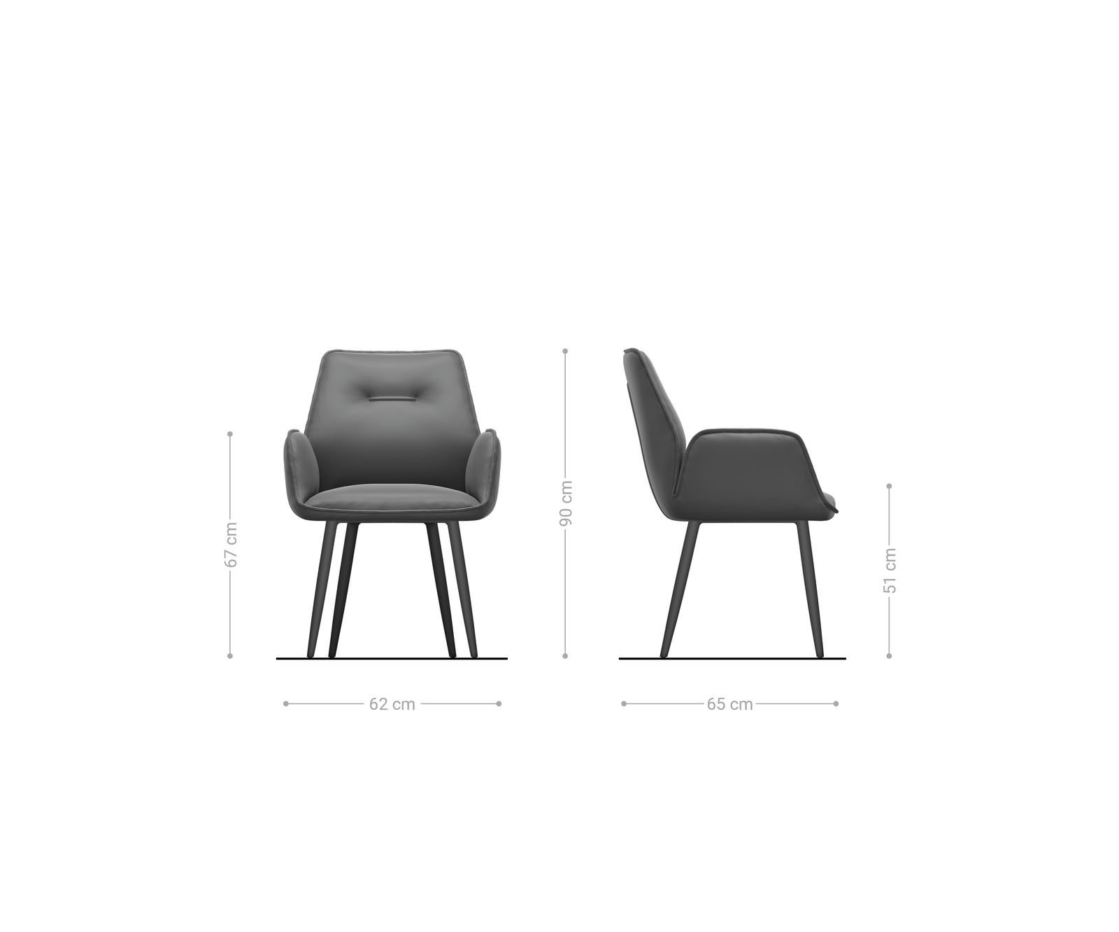 Jedálenská stolička Zoa-Flex plyšový manšester strieborno-šedá 4-nohá zúžená nerezová oceľ vrecková pružina - Image 6