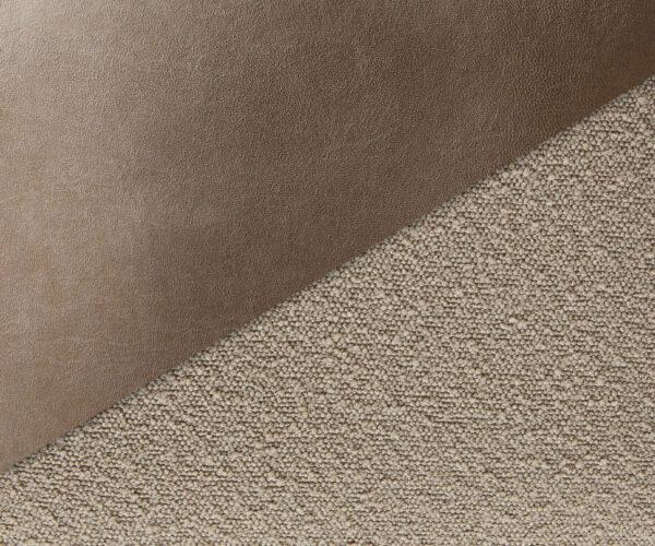 Vinka-Flex jedálenská stolička s podrúčkami konzolová podnož plochá kovová čierna zmiešané materiály taupe vreckové pružiny - Image 3