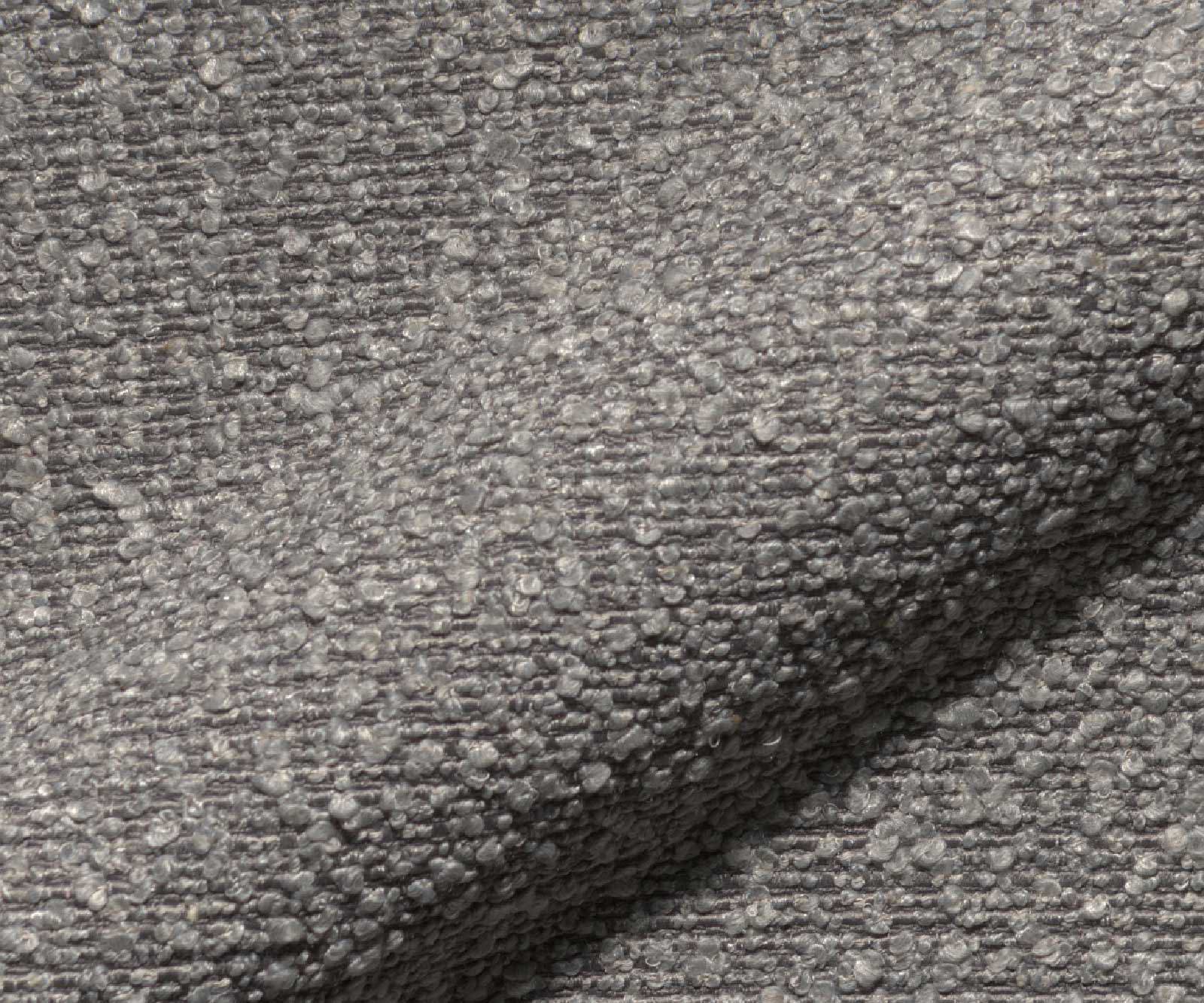 Jedálenská stolička Caja-Flex s opierkami bouclé strieborno sivá krížová podstava široká čierna 360° otočná vrecková pružina - Image 3