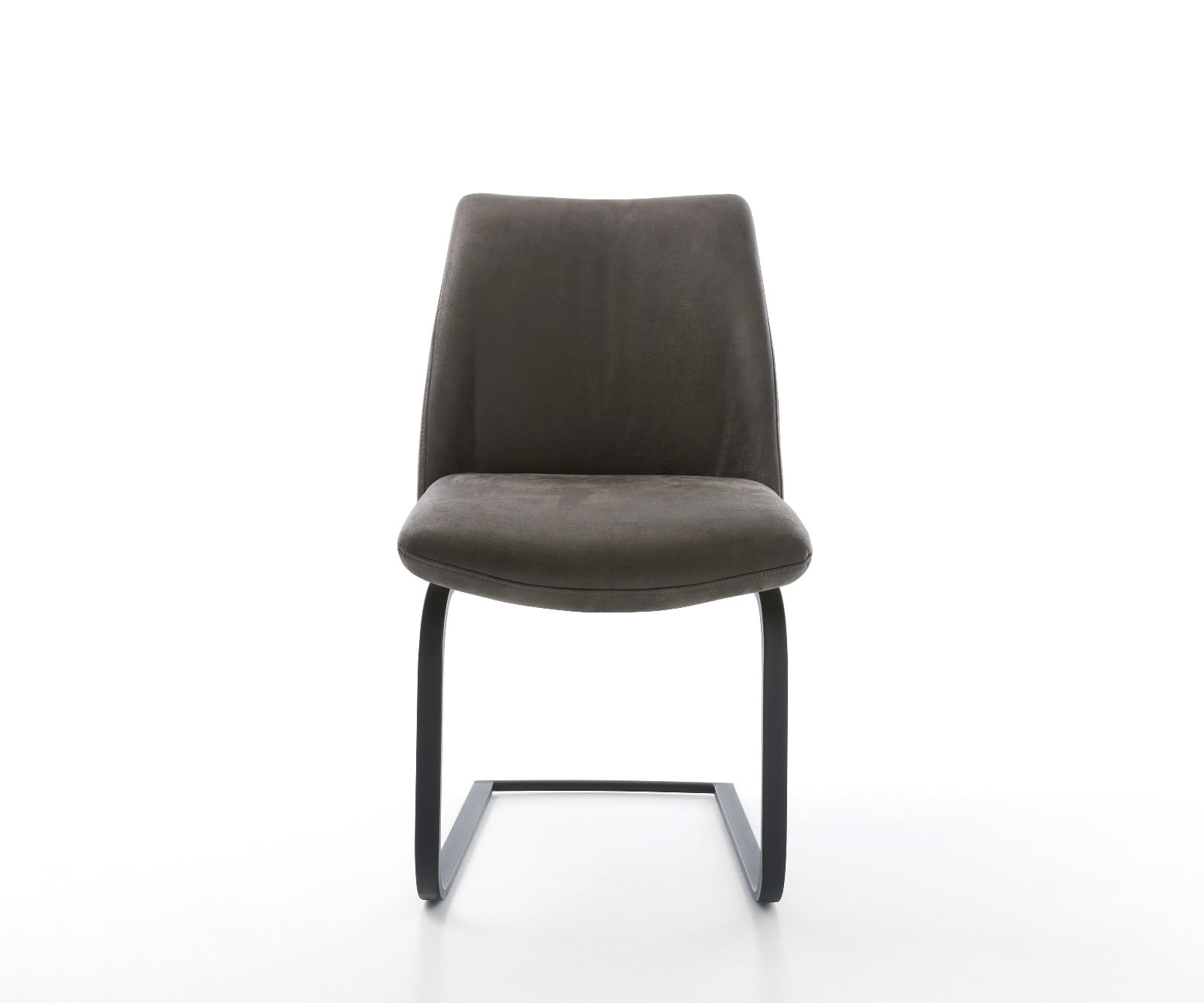 Jedálenská stolička Elso-Flex mikrovlákno antracit vintage jedálenská stolička plochá čierna vrecková pružina - Image 2