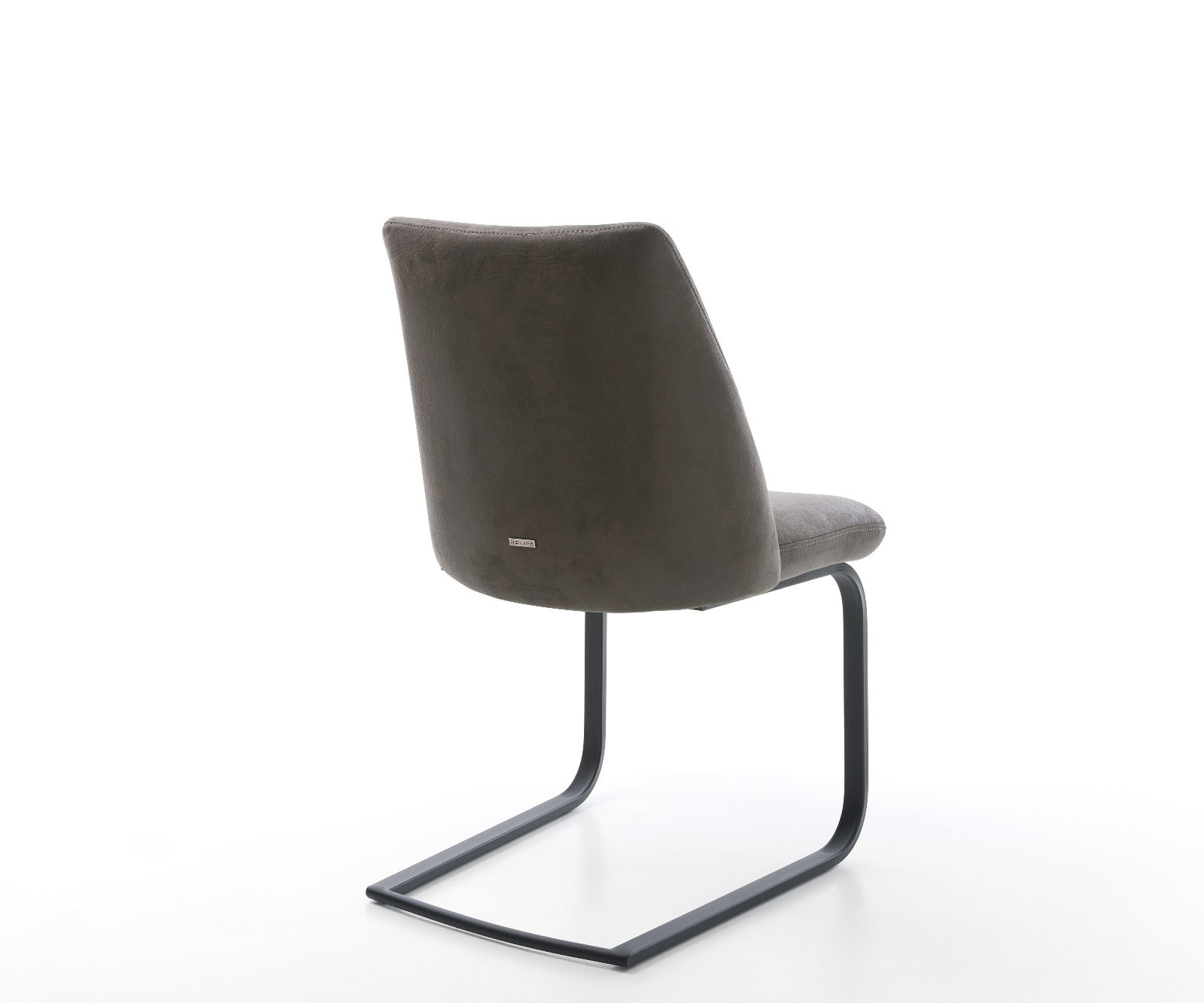 Jedálenská stolička Elso-Flex mikrovlákno antracit vintage jedálenská stolička plochá čierna vrecková pružina - Image 5