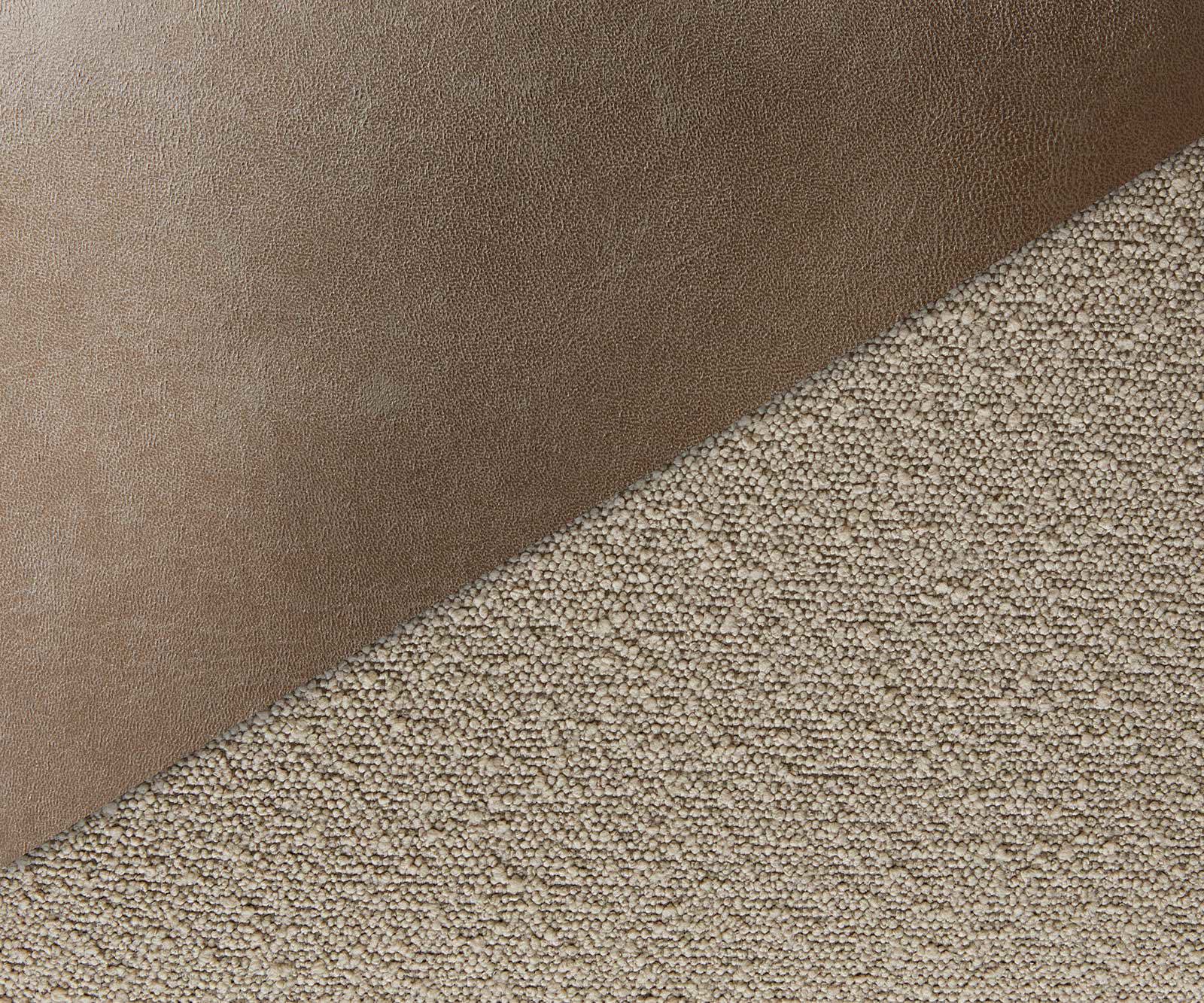Jedálenská stolička Pejo-Flex zmiešané materiály tmavobéžová jedálenská stolička okrúhla nerezová oceľ vrecková pružina - Image 3