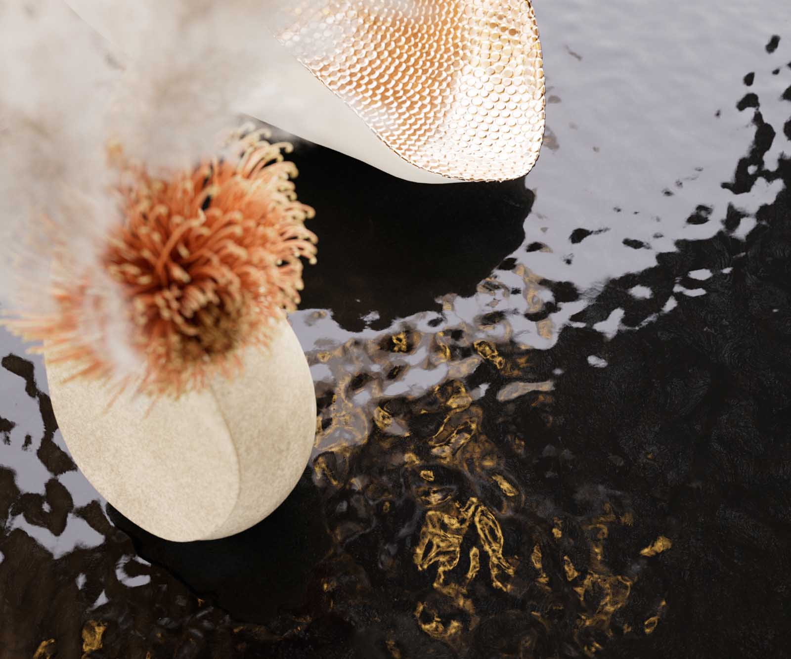 Jedálenský stôl Edge 300x100 reliéfne sklo dymovo čierna 3D dizajn Prisma metalická strieborná - Image 6