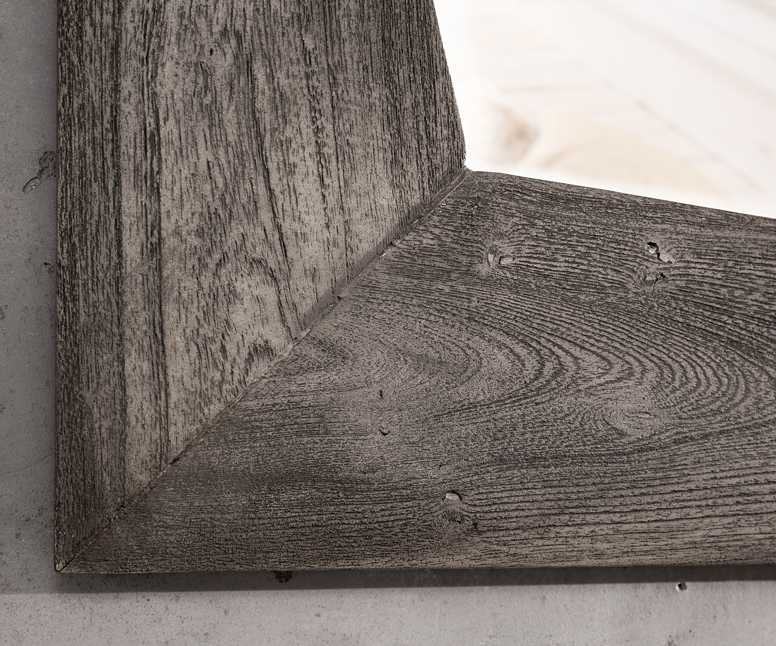 Dizajnové nástenné zrkadlo Wyatt 160x70 cm akácia platinová - Image 7