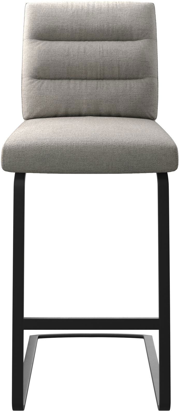 Barová stolička Pela-Flex pruhy svetlosivá jedálenská stolička plochý kov - Image 4