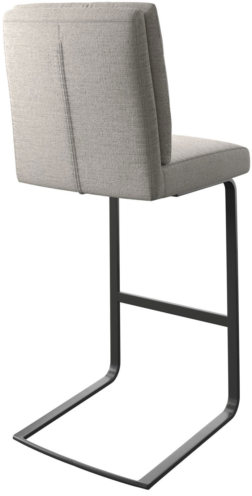 Barová stolička Pela-Flex pruhy svetlosivá jedálenská stolička plochý kov - Image 5