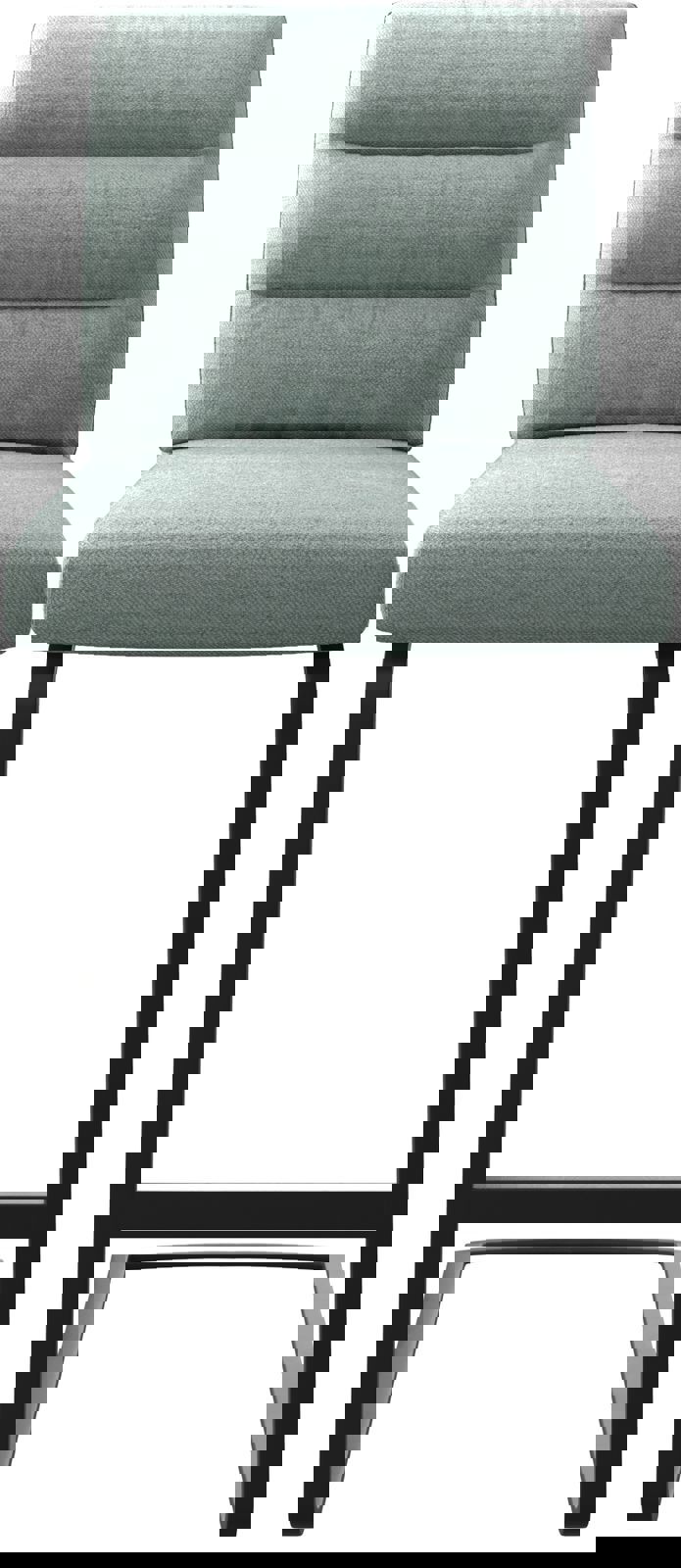 Barová stolička Pela-Flex pruhy mentolová jedálenská stolička plochý kov - Image 4