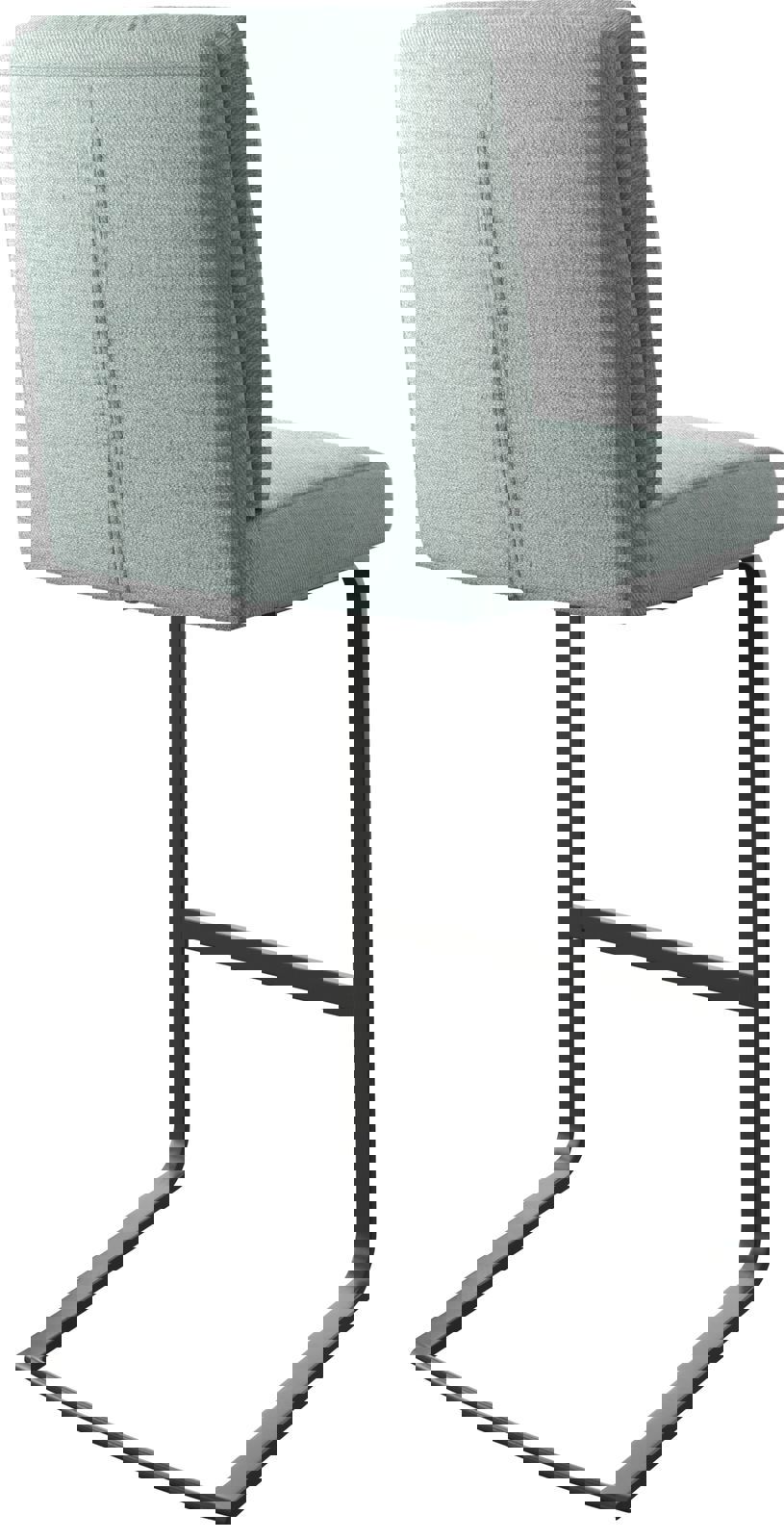 Barová stolička Pela-Flex pruhy mentolová jedálenská stolička plochý kov - Image 5