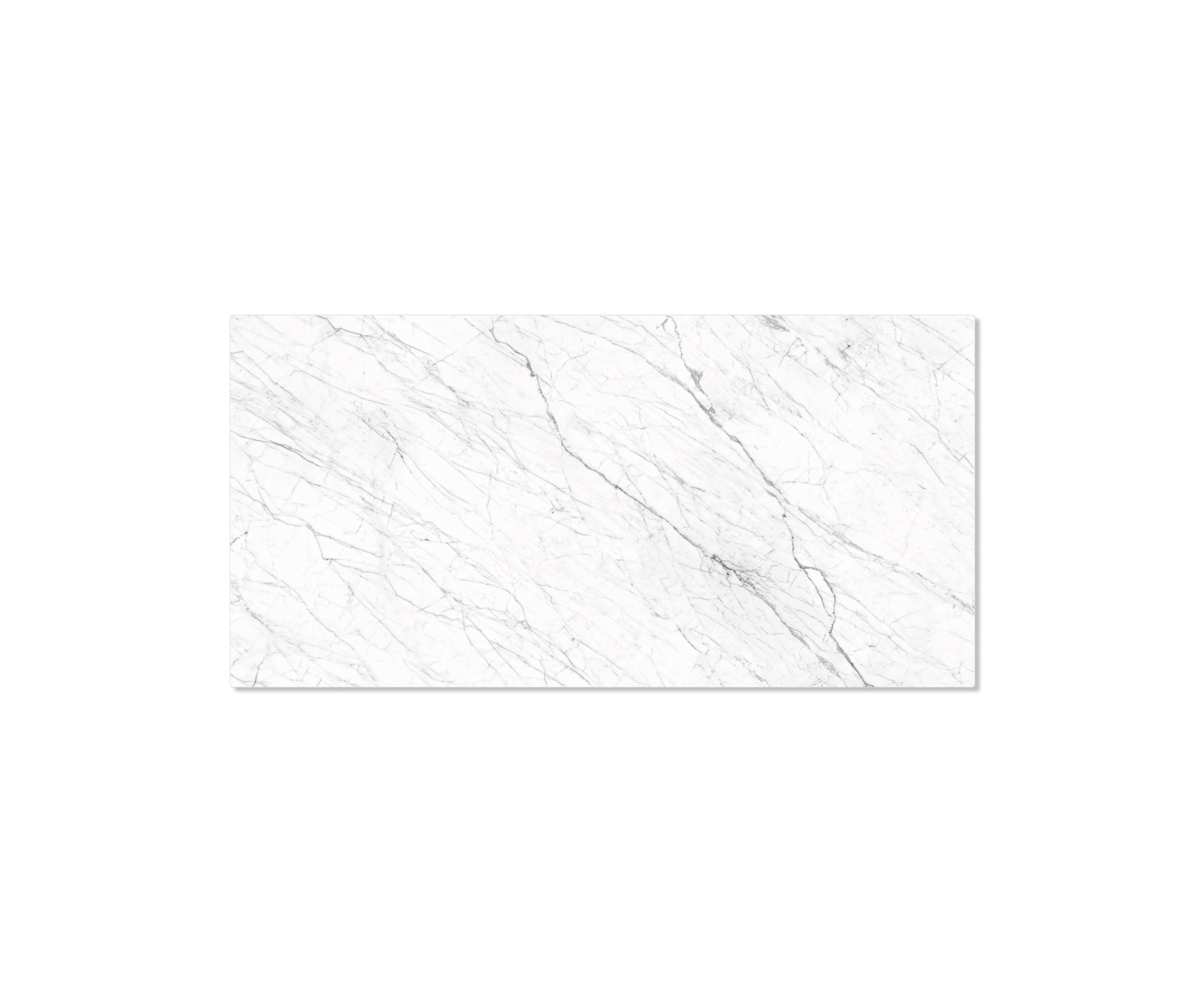 Jedálenský stôl Edge 200x100 cm keramika Laminam® Statuarietto biela stredová podstava plochá oceľ čierna - Image 4