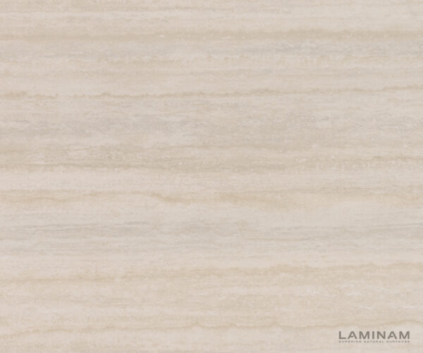 Jedálenský stôl Edge 180-220x100 keramika Laminam® Travertino Bianco krémovo biela Infinity kov titánová farba rozkladací - Image 3