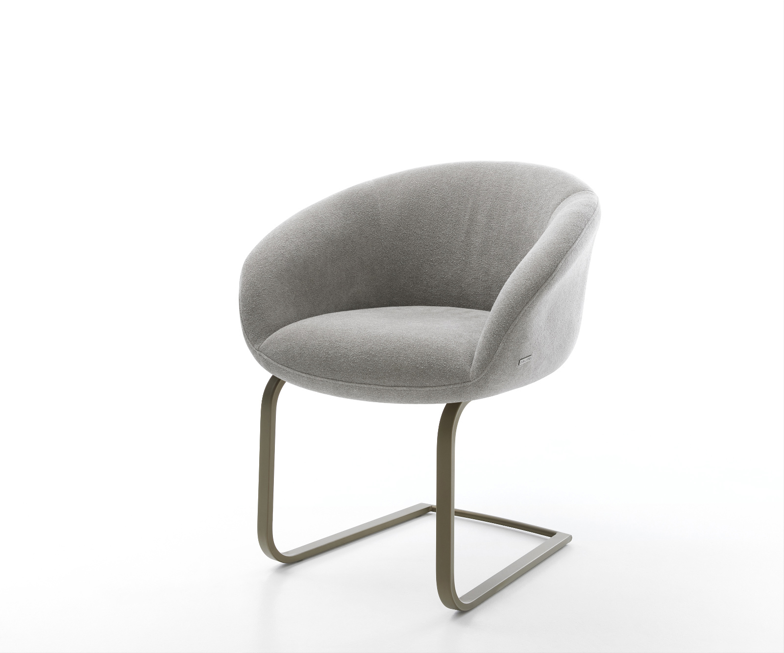 Konzolová podstava Vinka-Flex s opierkami texturovaná látka mäkký sivá konzolová podstava plochý Titánová farba vrecková pružina