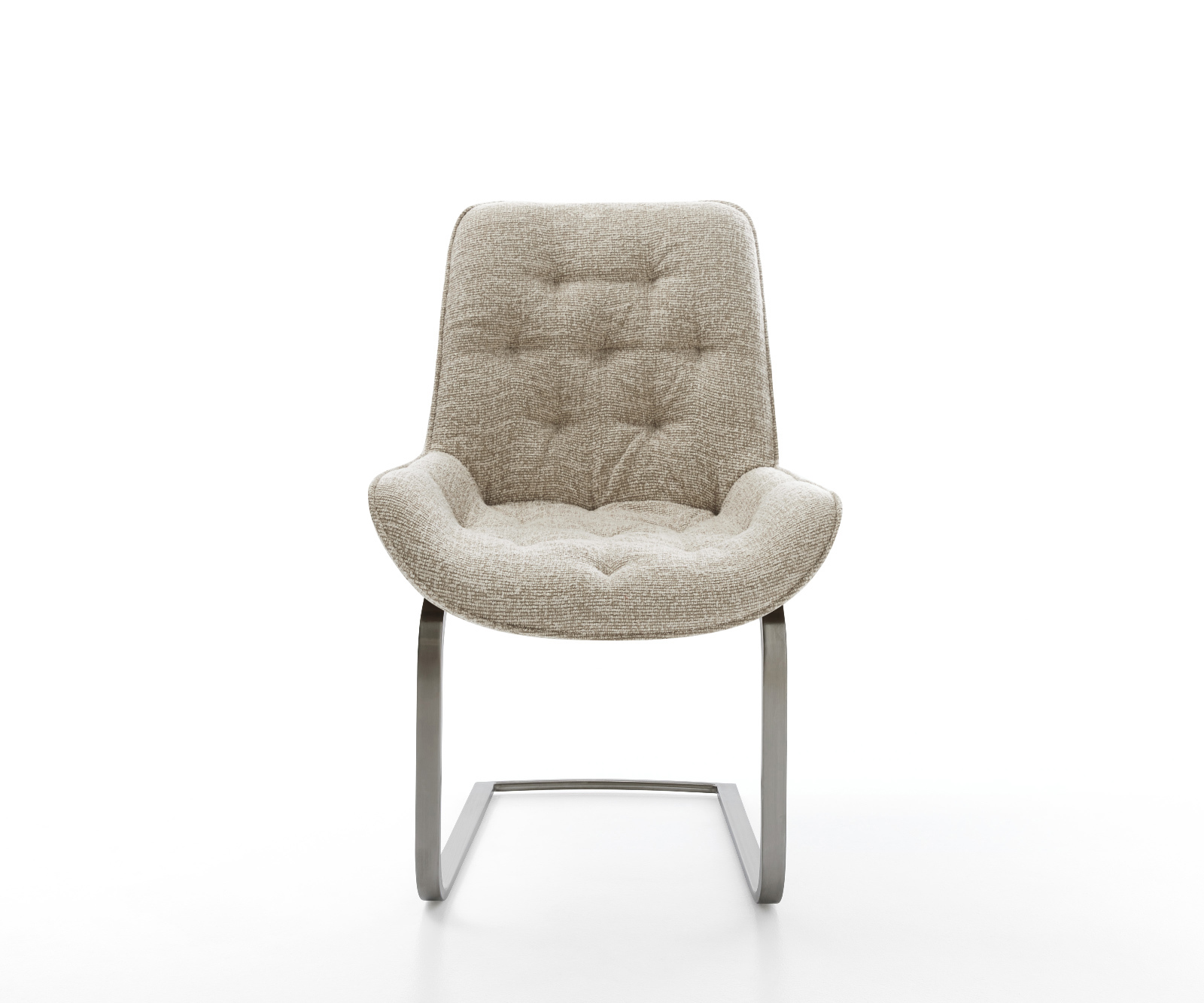 Konzolová jedálenská stolička Taimi-Flex tkanina mäkký béžová konzolová jedálenská stolička plochý grafit - Image 2