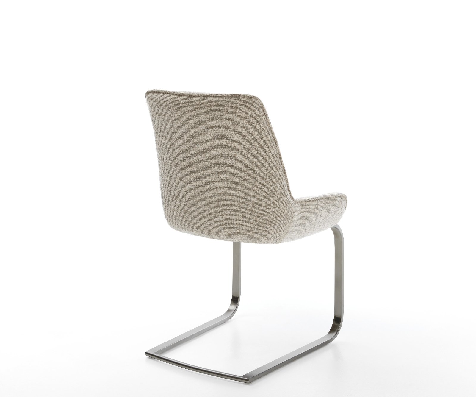 Konzolová jedálenská stolička Taimi-Flex tkanina mäkký béžová konzolová jedálenská stolička plochý grafit - Image 5