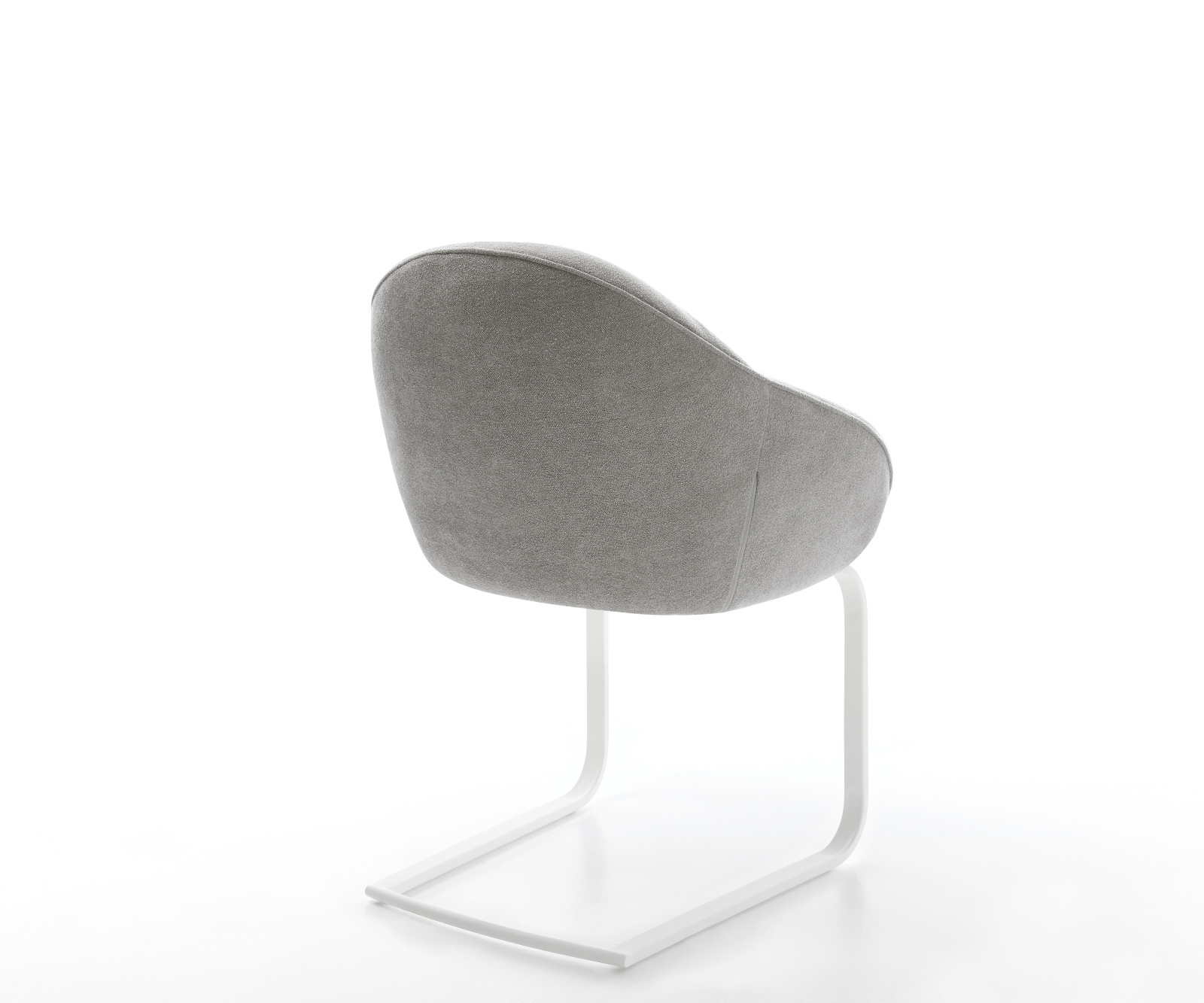 Konzolová podstava Gaio-Flex texturovaná látka mäkký sivá konzolová podstava plochý biely - Image 5