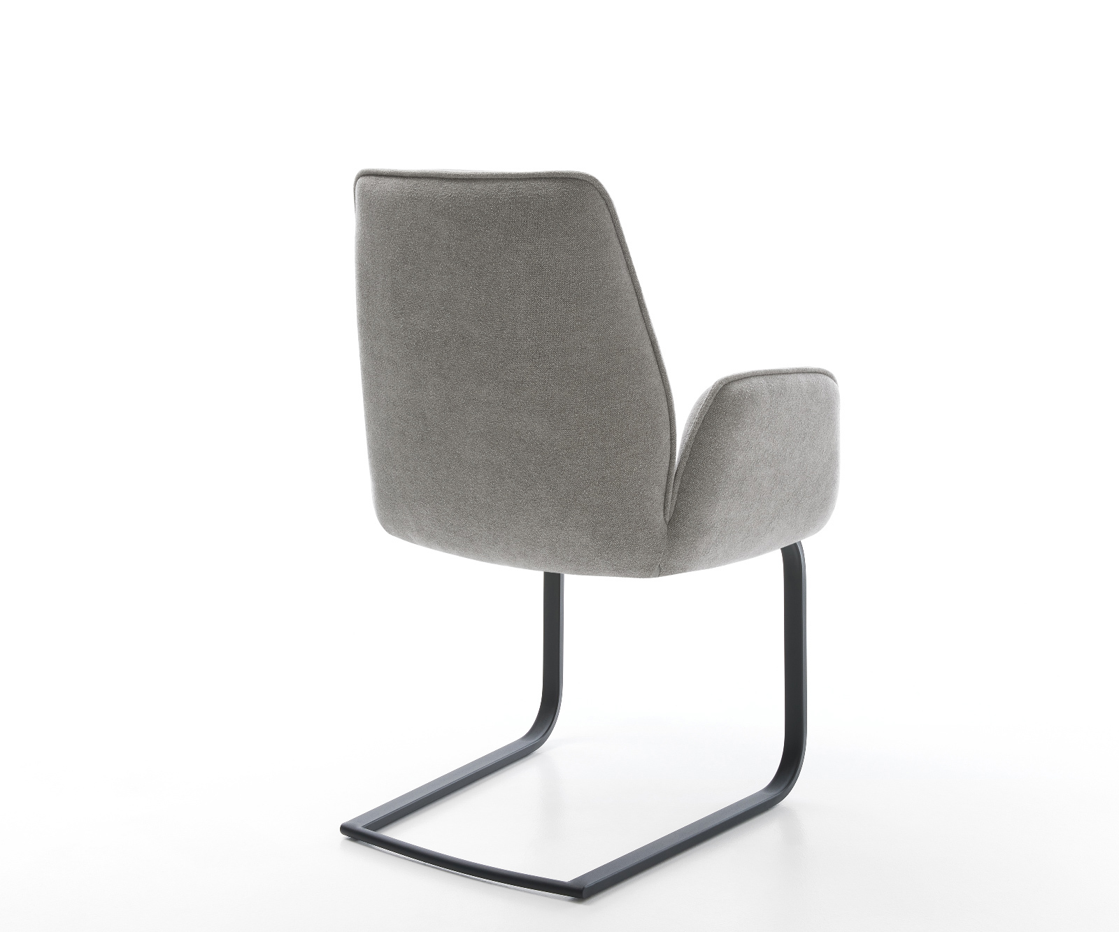 Konzolová podstava Zoa-Flex texturovaná látka mäkký sivá konzolová podstava plochý čierna vrecková pružina - Image 5