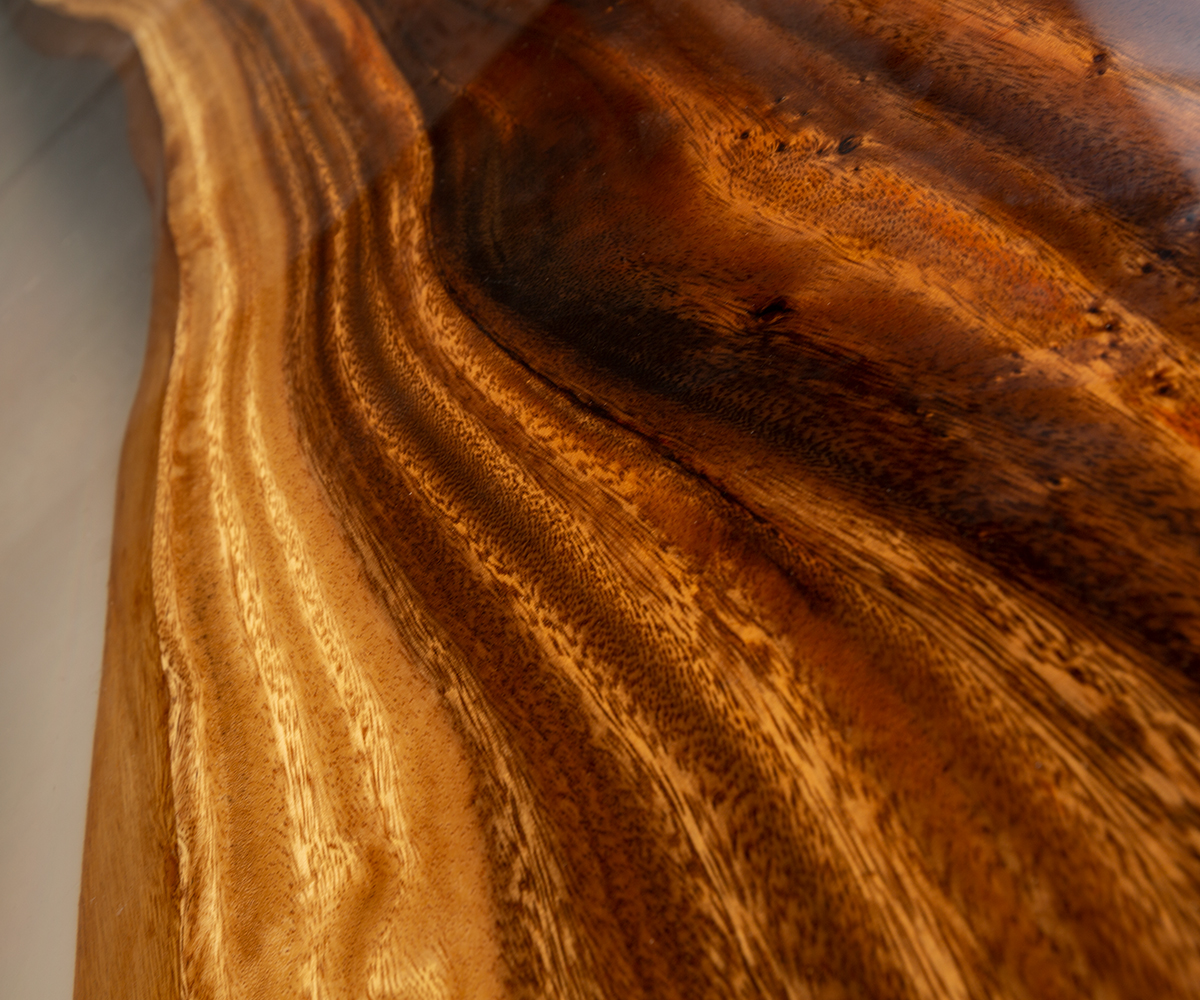 Stolová doska Suar 270 cm epoxid priehľadný unikát č. 22115 - Image 2