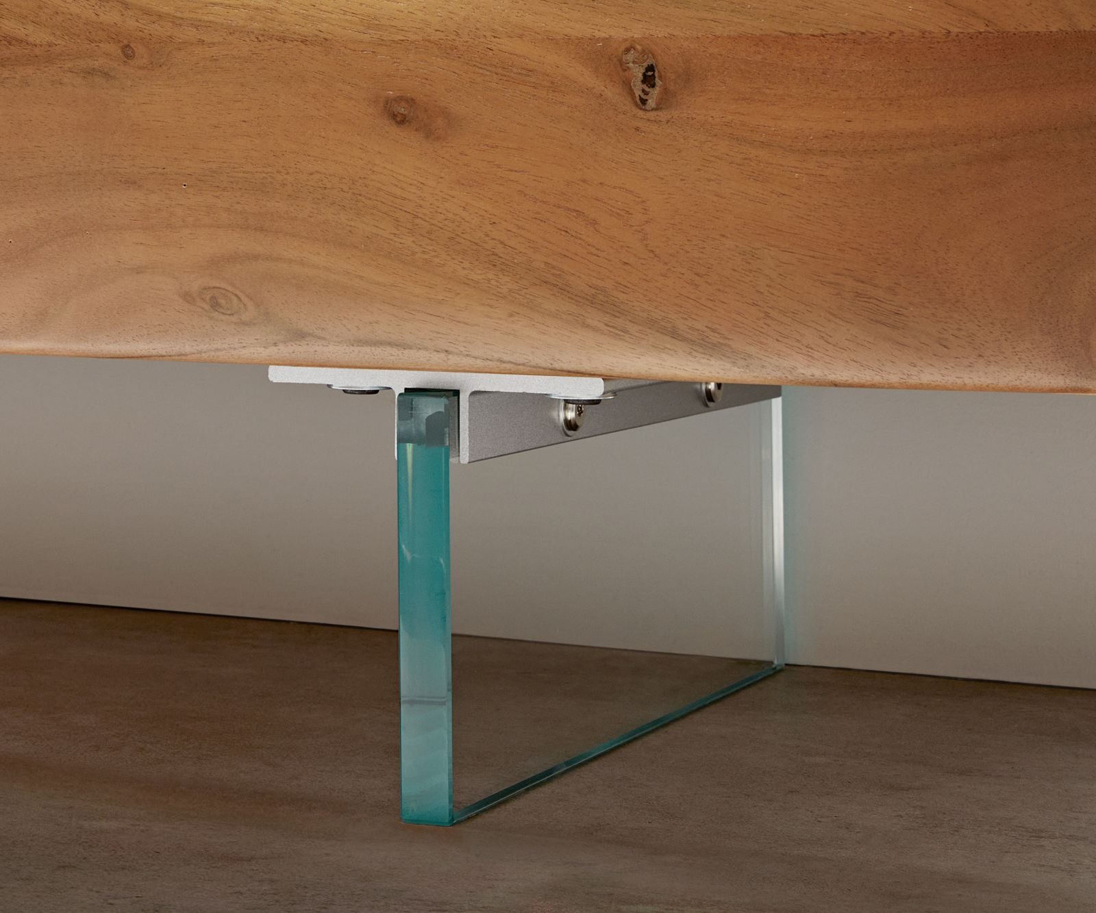 Podstava závesné 15 cm sklo pre skrine hĺbky 35 cm 2-dielna sada - Image 2