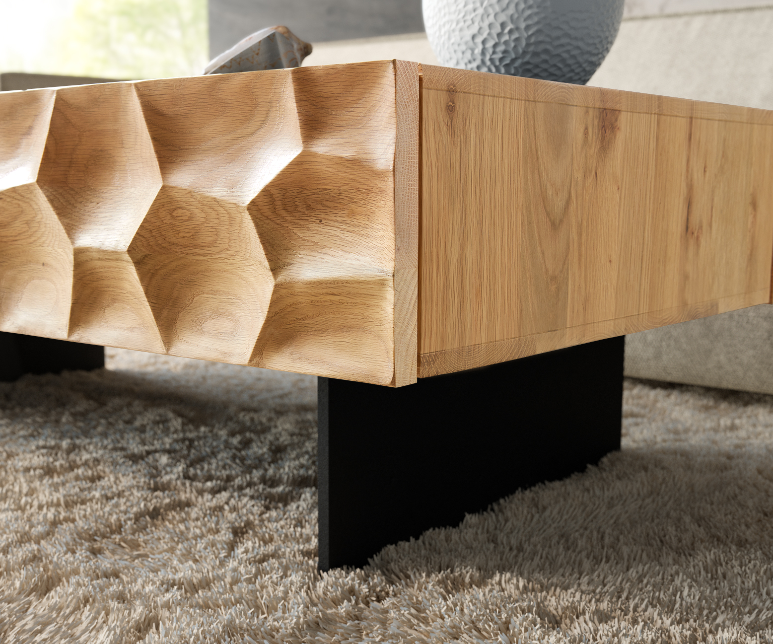 Podstava podstava v podobe závesu 20 cm kov čierna pre skrine hĺbky 60 cm (2-dielna sada) - Image 2