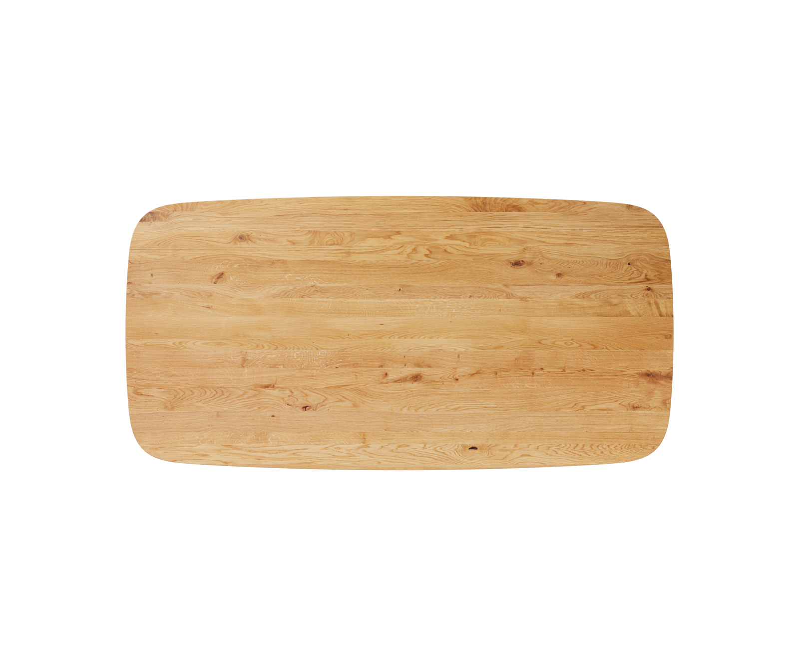 Stolová doska Edge oválny tvar 240x120x2,5-3 cm dub prírodná švajčiarska hrana - Image 2