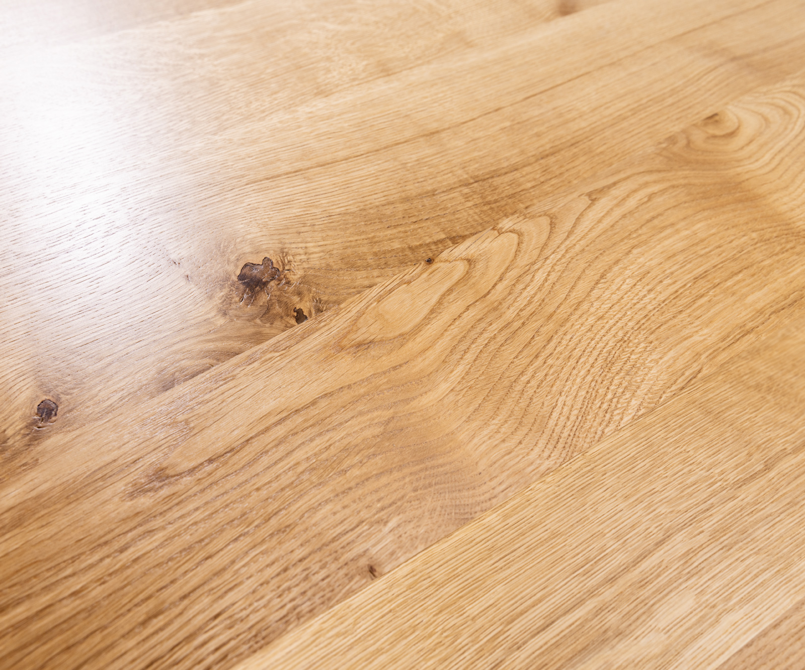 Stolová doska Edge oválny tvar 240x120x2,5-3 cm dub prírodná švajčiarska hrana - Image 3