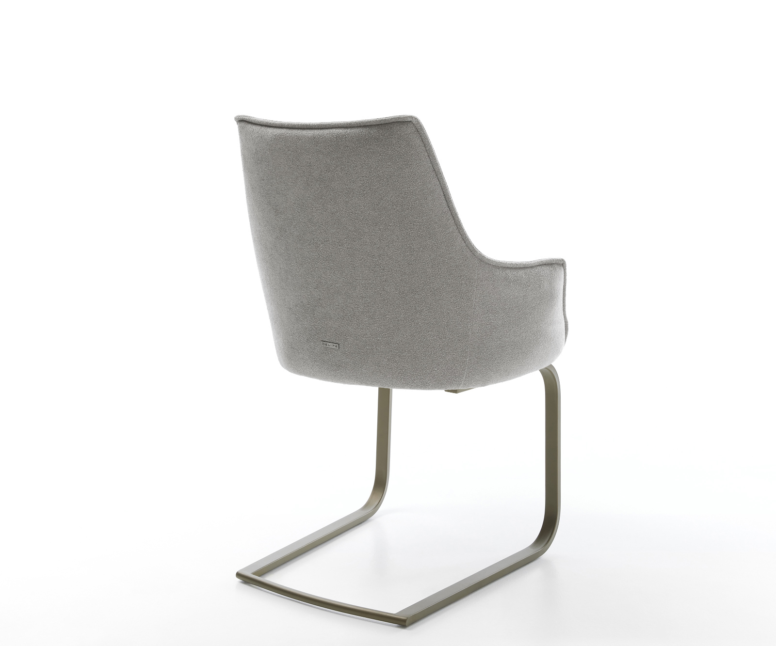 Konzolová podstava Alja-Flex s opierkami texturovaná látka mäkký sivá konzolová podstava plochý Titánová farba vrecková pružina - Image 5