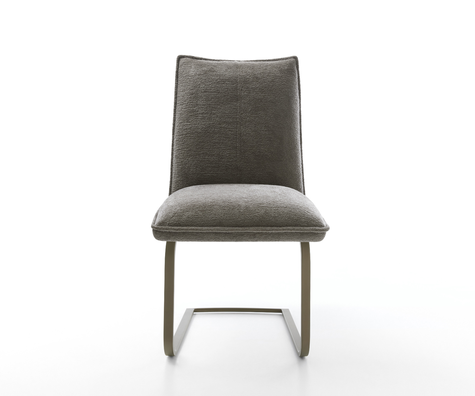 Konzolová podstava Lelio-Flex bouclé mäkký tmavobéžová konzolová podstava plochý titánová farba vrecková pružina - Image 2