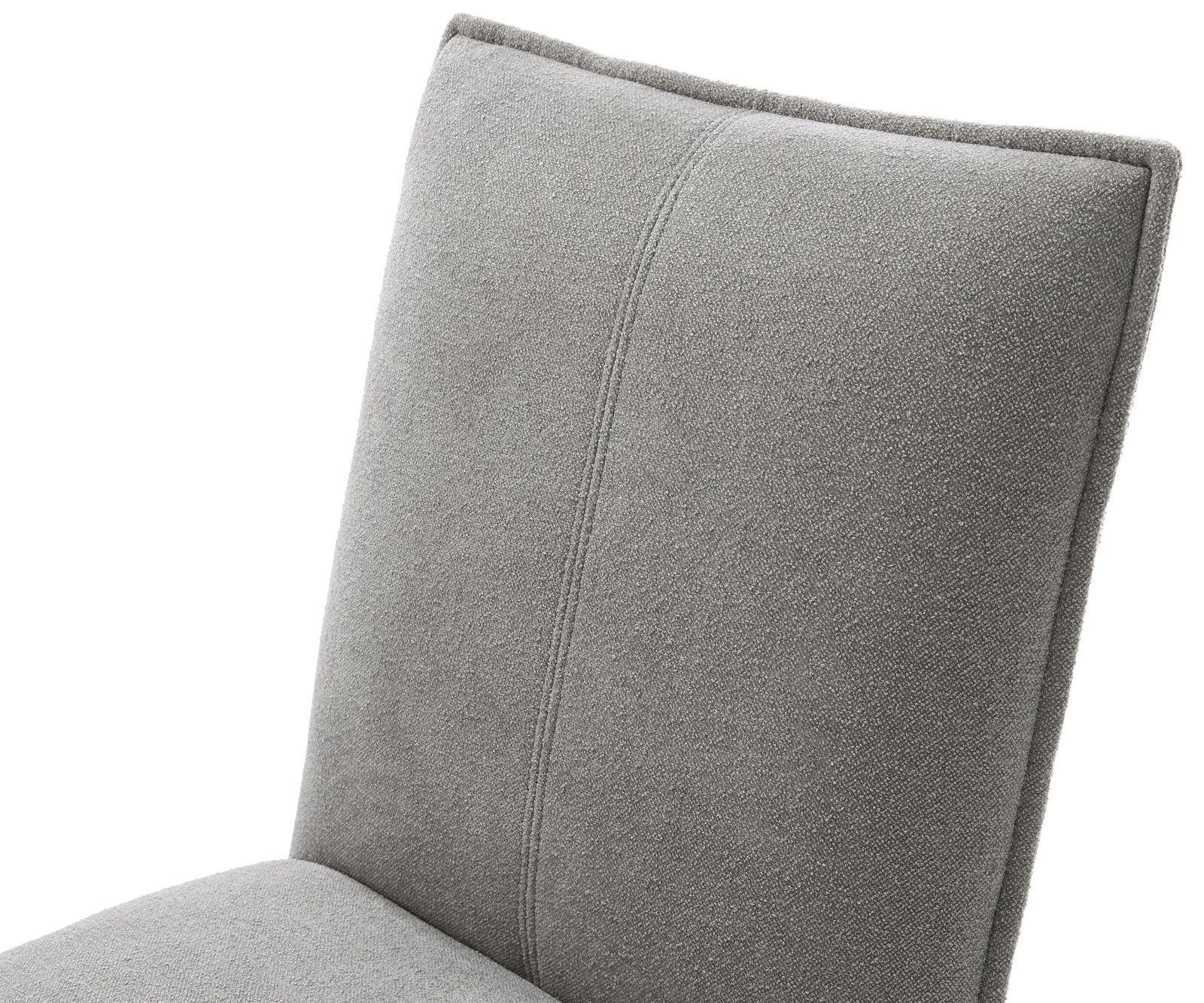 Jedálenská stolička Lelio-Flex štruktúrovaná látka mäkký sivá krížová podstava široká grafitová 360° otočná hojdacia funkcia vrecková pružina - Image 4