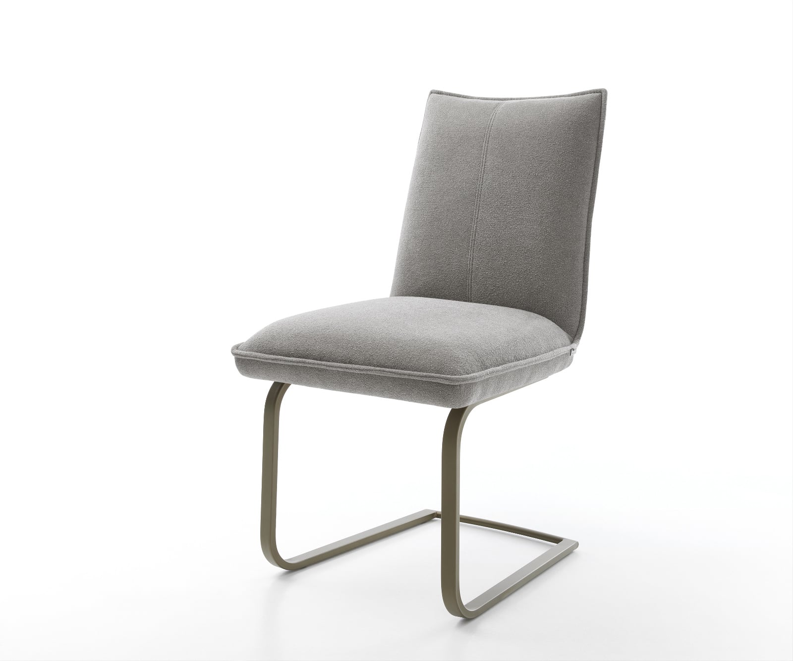 Konzolová podstava Lelio-Flex štruktúrovaná látka mäkký sivá konzolová podstava plochý Titánová farba vrecková pružina