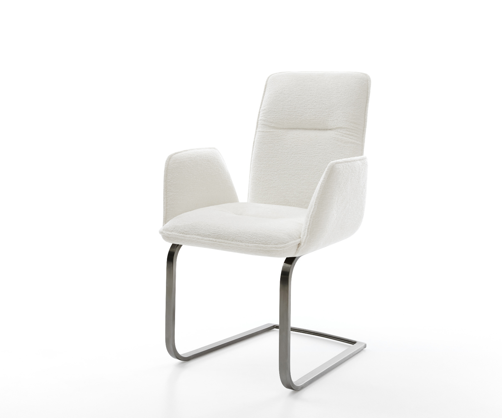 Jedálenská stolička Vinja-Flex bouclé mäkký béžová jedálenská stolička plochý grafit