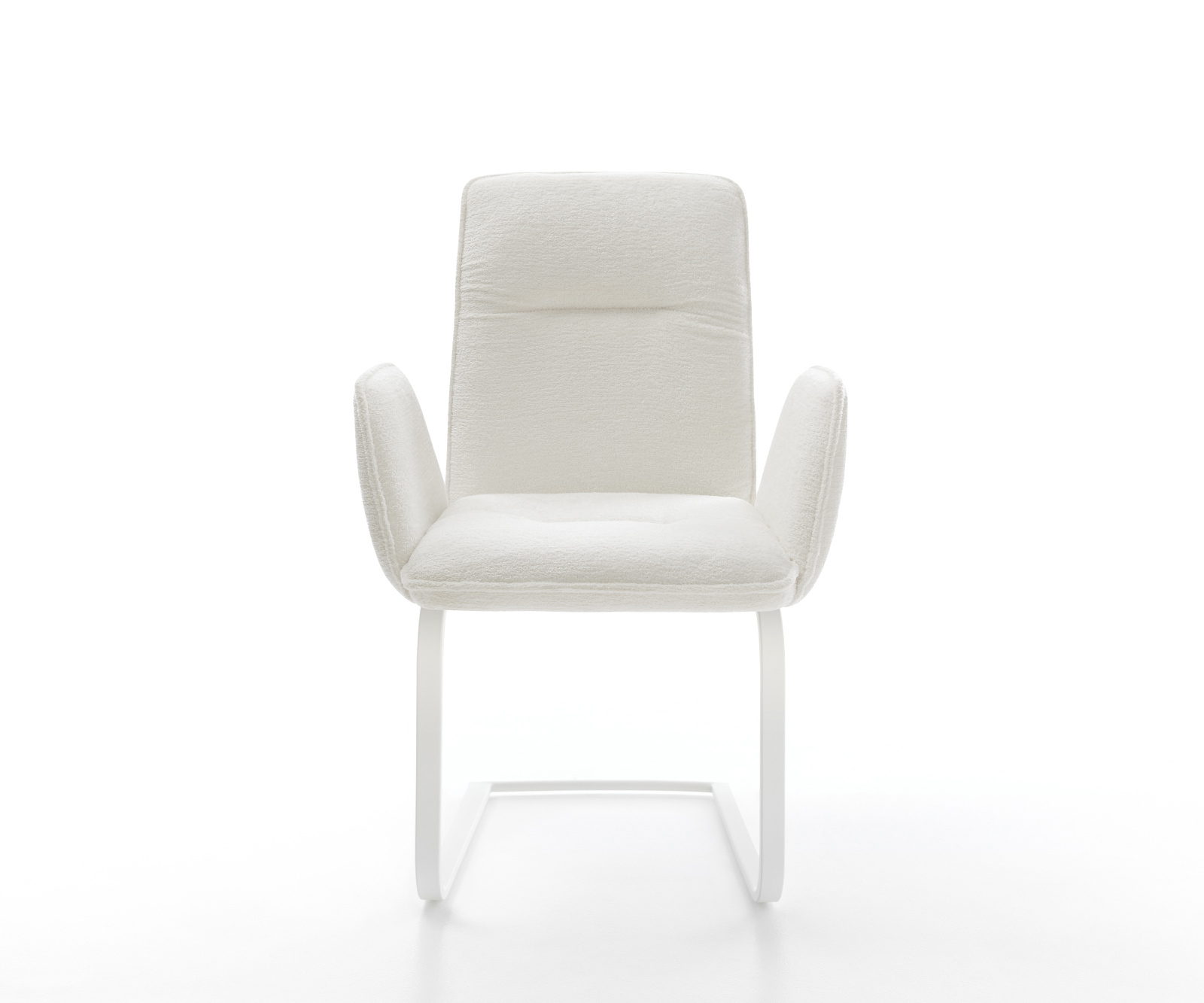 Konzolová podstava Vinja-Flex bouclé mäkký béžová konzolová podstava plochá biela - Image 2