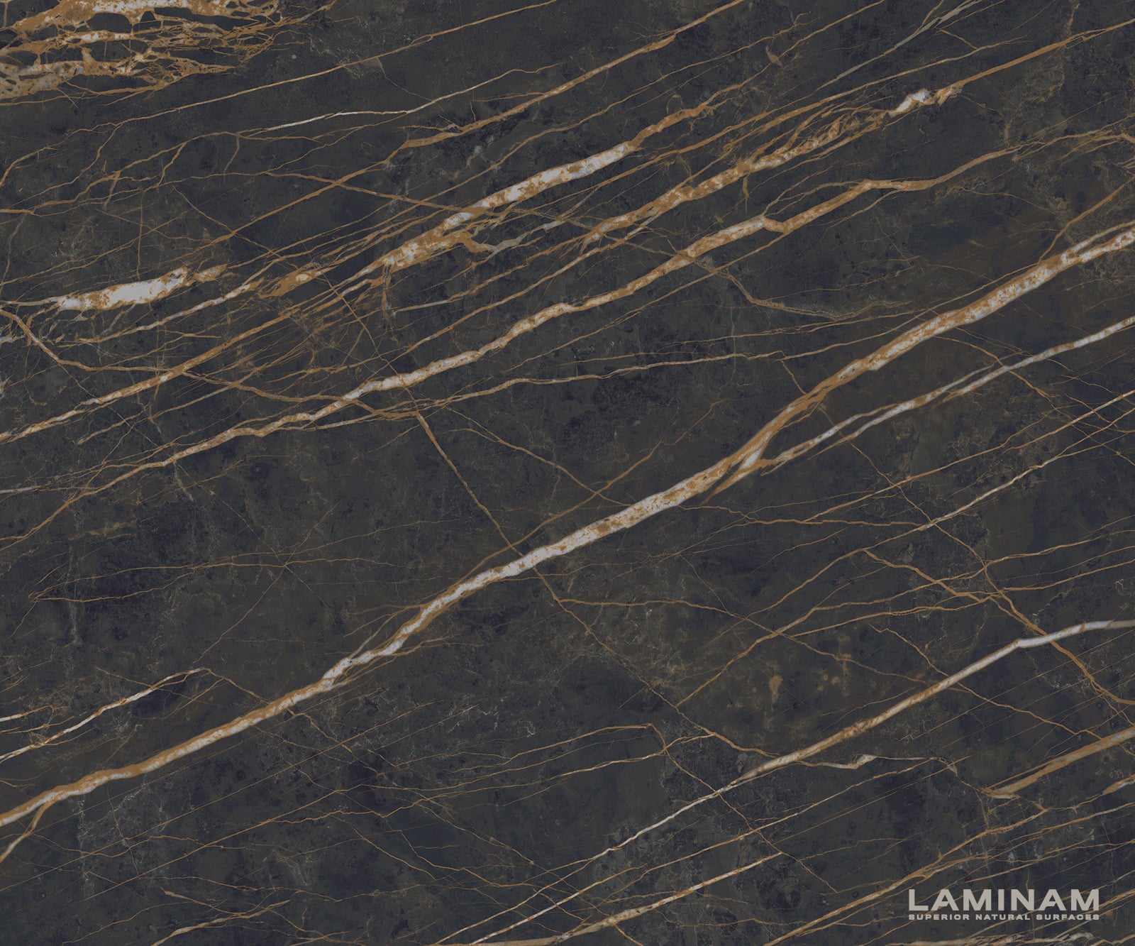 Konferenčný stolík Edge zaoblený 140x80 cm keramika Laminam® Noir Desir hnedá Conis metalická strieborná - Image 3