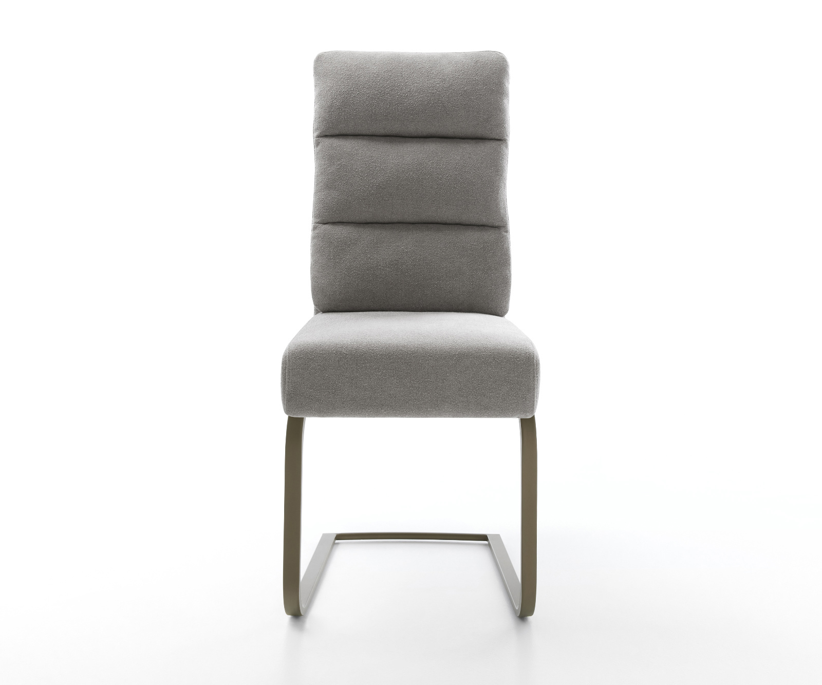 Konzolová jedálenská stolička Pela-Flex texturovaná látka mäkký sivá konzolová jedálenská stolička plochý titánová farba vrecková pružina - Image 2