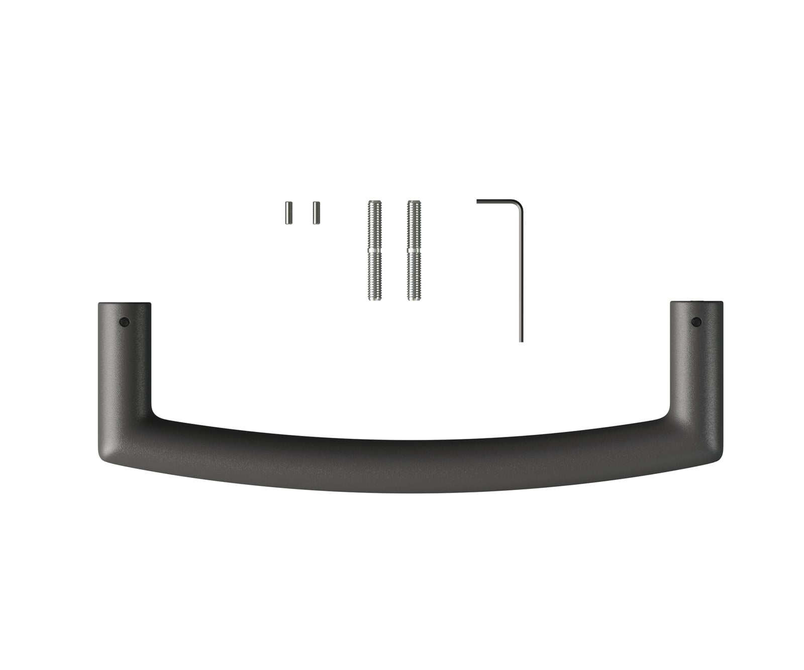 Úchytka na stoličku Flex okrúhla kov čierna - Image 2