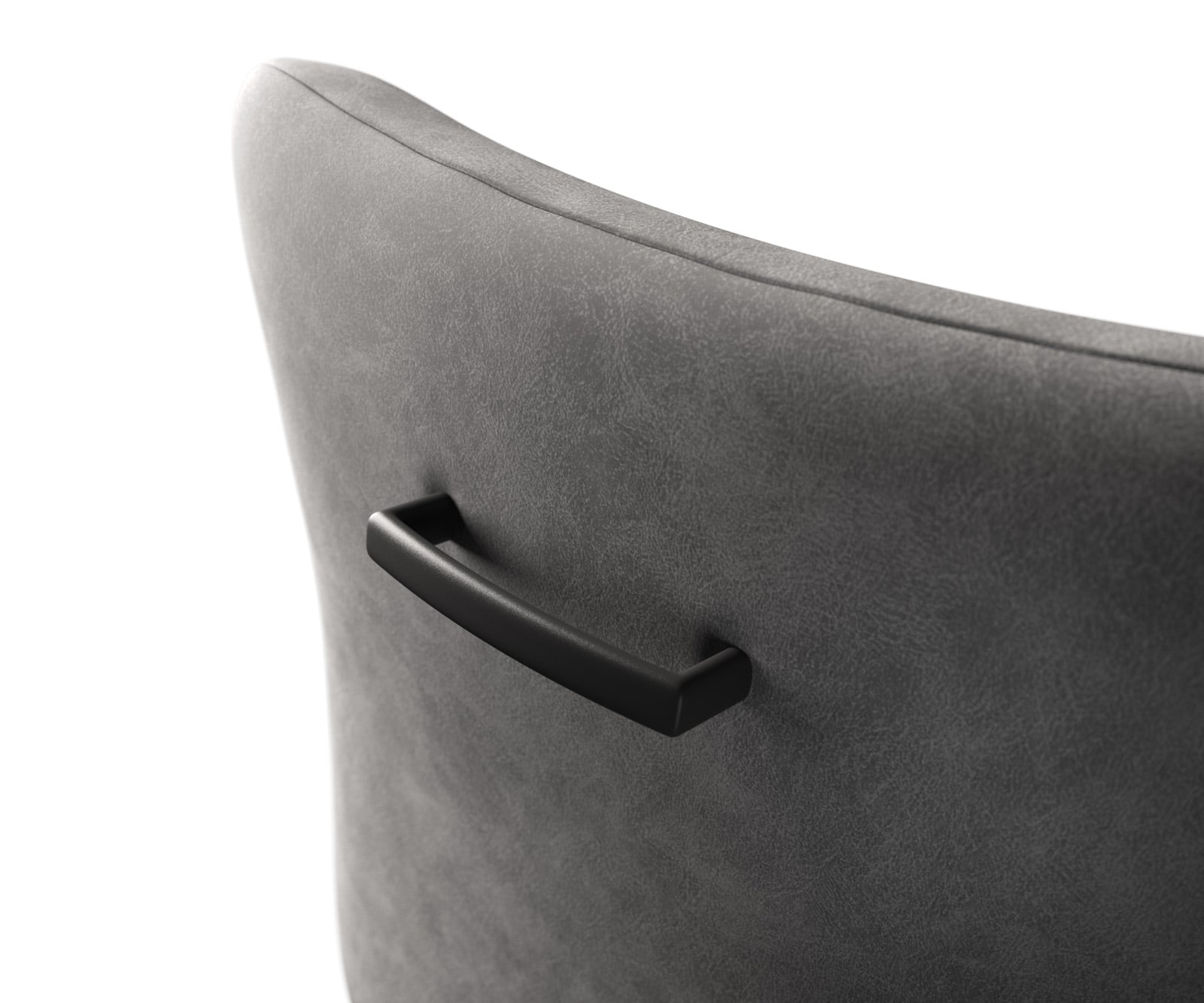 Barová stolička Flex plochý kov čierna