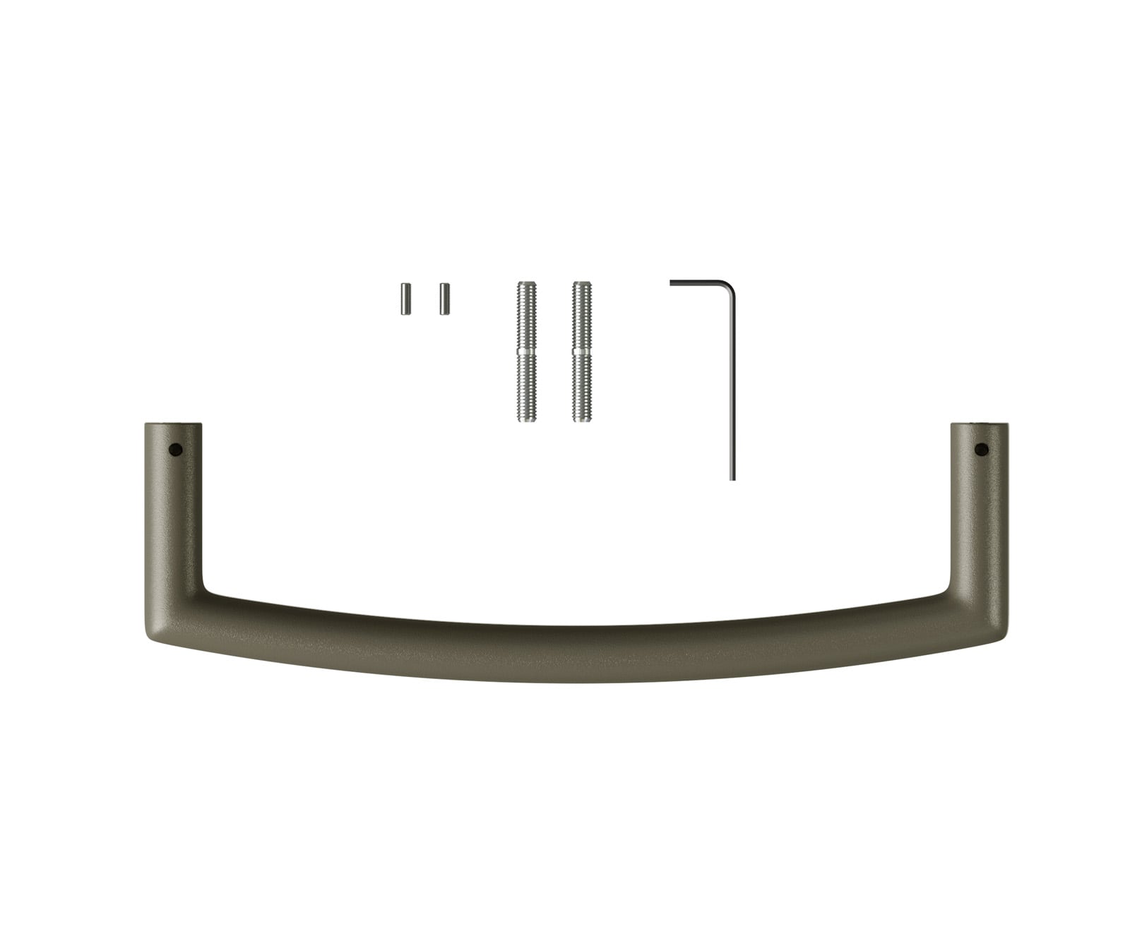 Úchytka na stoličku Flex plochý kov titánová farba - Image 2
