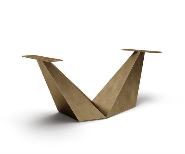 Podstava Prisma metalická zlatá