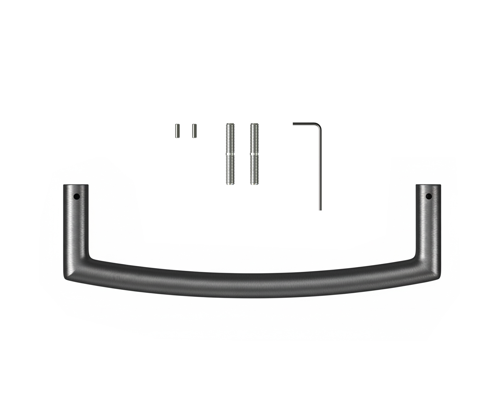 Úchytka na stoličku Flex plochá nerezová oceľ grafitová - Image 2