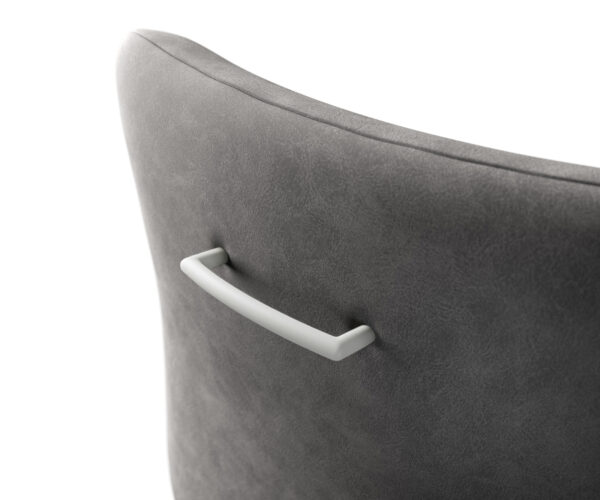 Úchytka na stoličku Flex okrúhla kov biela