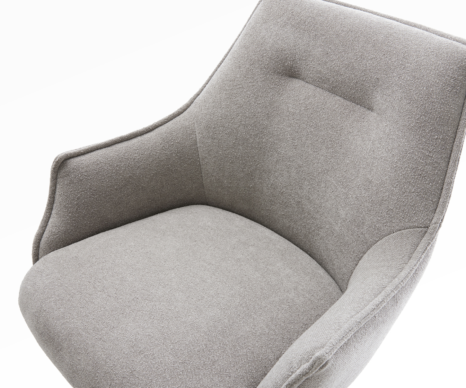 Barová stolička Alja-Flex texturovaná látka mäkký konzolová podstava plochý kov čierna vrecková pružina - Image 4