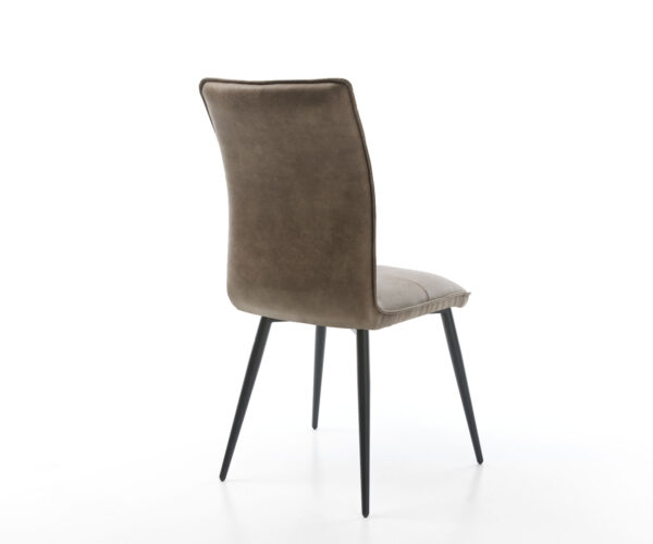 Jedálenská stolička Maddy-Flex taupe vintage s kužeľovou základňou čierna - Image 5