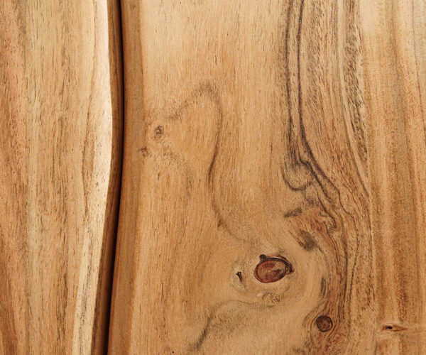 Komoda Live Edge 147 cm akácia prírodná 3 zásuvky 2 dvierka - Image 7