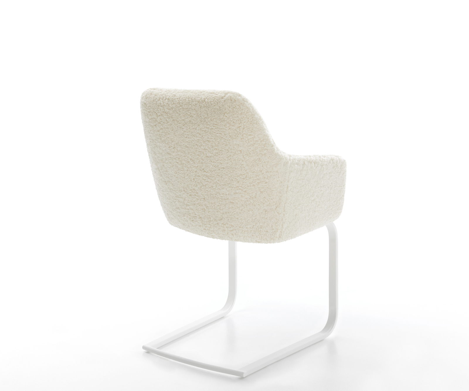 Konzolová podstava Pejo-Flex teddy látka béžová konzolová podstava plochý biely vrecková pružina - Image 5